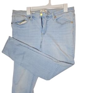 Universal Thread Jeans Womens Size 14 Blue Denim Stretch Skinny Leg 5 Pockets